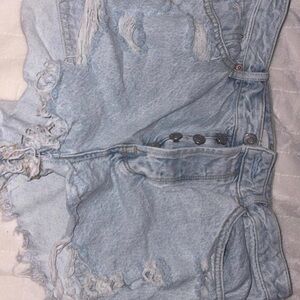 PacSun Light Blue Denim Shorts